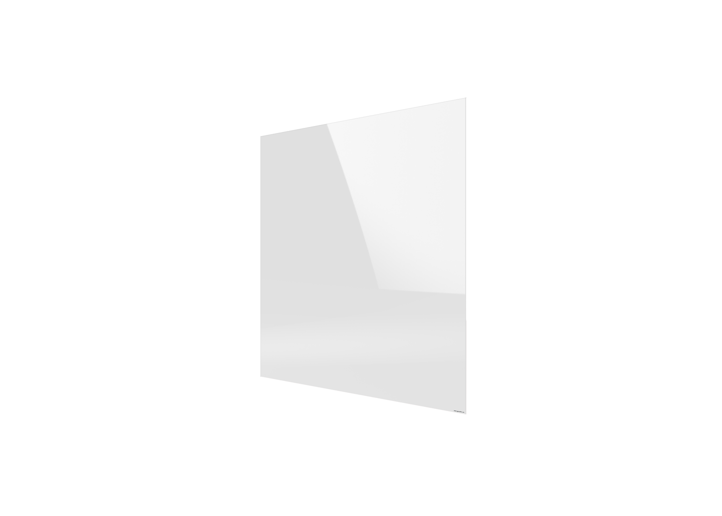 Glassfitti Wall Mounted Glass Magnetic Whiteboard 1250x1000mm