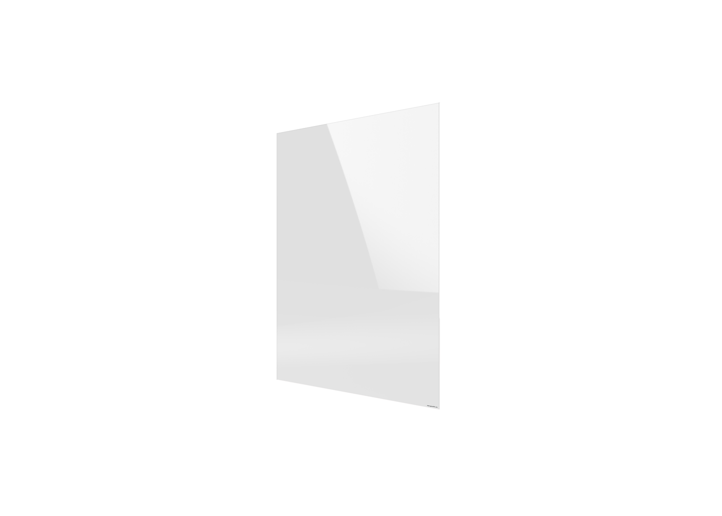 Glassfitti Wall Mounted Glass Magnetic Whiteboard 1000x1000mm